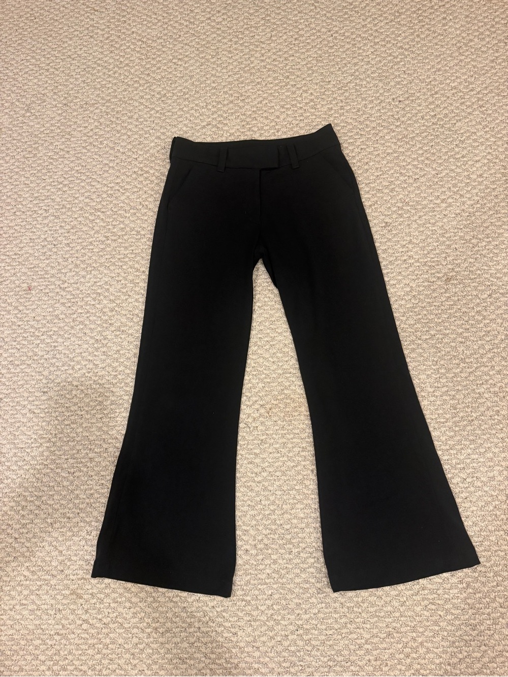 AE Black Baggy Flare Trousers
